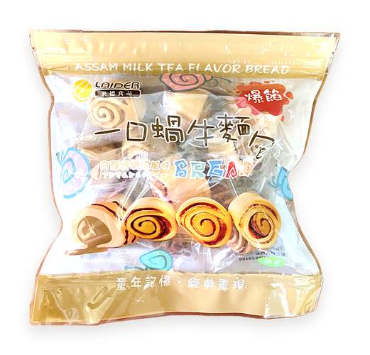 爆餡奶茶蝸牛麵包